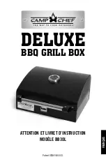 Preview for 5 page of Camp Chef BB30L Warning & Instruction Booklet