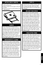 Preview for 11 page of Camp Chef BB30L Warning & Instruction Booklet