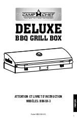 Preview for 5 page of Camp Chef BB60X-3 Warning & Instruction Booklet