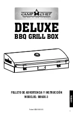 Preview for 9 page of Camp Chef BB60X-3 Warning & Instruction Booklet