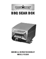 Camp Chef BBQ SEAR BOX Warning & Instruction Booklet preview