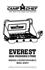 Camp Chef Everest MSHPX Warning & Instruction Booklet preview