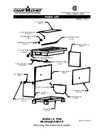 Camp Chef FP40 Warning & Instruction Booklet preview