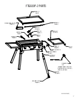 Preview for 27 page of Camp Chef FTG600P Warning & Instruction Booklet