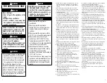 Preview for 2 page of Camp Chef FTG900 Warning & Instruction Booklet