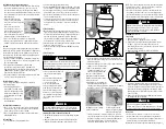 Preview for 3 page of Camp Chef FTG900 Warning & Instruction Booklet