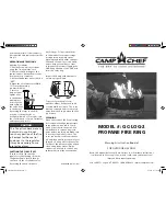 Camp Chef GC-lOG-2 Warning & Instruction preview