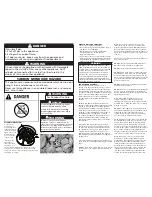 Preview for 2 page of Camp Chef GC-LOGC Warning & Instruction Booklet