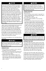 Preview for 6 page of Camp Chef GCLOGC11 Warning & Instruction Booklet