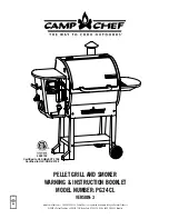 Preview for 1 page of Camp Chef PG24CL Warning & Instruction Booklet