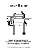 Camp Chef PG24MZGX Warning & Instruction Booklet preview