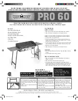 Camp Chef PRO 60 DB60D Instruction Manual preview