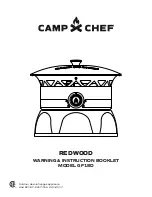 Camp Chef REDWOOD Warning & Instruction Booklet preview