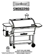 Camp Chef SMOKEPRO PG36LUX-2 Warning & Instruction Booklet preview