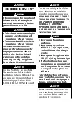 Preview for 2 page of Camp Chef SMOKEPRO PG36LUX-4 Warning & Instruction Booklet