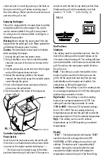 Preview for 9 page of Camp Chef SMOKEPRO PG36LUX-4 Warning & Instruction Booklet