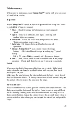 Preview for 45 page of Camp-Inn 500 Owner'S Manual