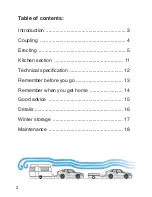 Preview for 2 page of Camp-let tent trailer User Instructions