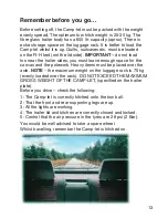 Preview for 13 page of Camp-let tent trailer User Instructions