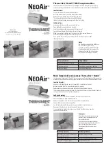 Camp-Tek Therm-a-Rest NeoAir Manual preview