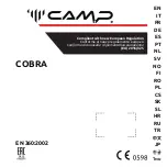 CAMP COBRA 10 Manual preview