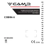 CAMP COBRA 6 Instruction Manual предпросмотр