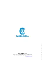 Preview for 120 page of CAMPAGNOLA 8000.0082 Use And Maintenance Manual