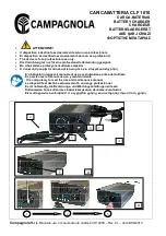 CAMPAGNOLA CLF 1610 Manual preview