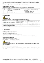 Предварительный просмотр 8 страницы CAMPAGNOLA CLF 1610 Manual