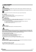 Preview for 17 page of CAMPAGNOLA COBRA Use And Maintenance Manual