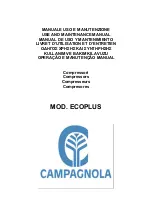 Preview for 1 page of CAMPAGNOLA ECOPLUS 310 Use And Maintenance Manual