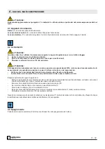 Preview for 13 page of CAMPAGNOLA Hobby Air Use And Maintenance Manual