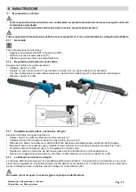 Preview for 17 page of CAMPAGNOLA KRONOS Use And Maintenance Manual