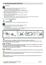 Preview for 33 page of CAMPAGNOLA LASER Use And Maintenance Manual