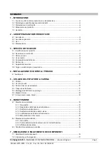 Preview for 3 page of CAMPAGNOLA LINX Use And Maintenance Manual
