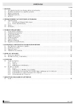 Предварительный просмотр 48 страницы CAMPAGNOLA OLISTAR METAL TOP Use And Maintenance Manual