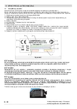 Preview for 292 page of CAMPAGNOLA T-REX Use And Maintenance Manual