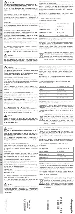 Preview for 1 page of CAMPAGNOLO CCBSUPERRECORDWRLDB12S Instruction Manual