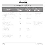 Предварительный просмотр 62 страницы CAMPAGNOLO CENTAUR REAR DERAILLEUR User Manual