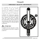 Предварительный просмотр 60 страницы CAMPAGNOLO Centaur Ultra-Torque Crankset User Manual