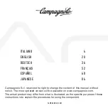 Preview for 3 page of CAMPAGNOLO Ekar 13S Chain C-Link User Manual