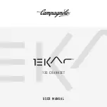 CAMPAGNOLO Ekar 13S Crankset User Manual preview