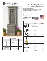 Preview for 1 page of Campania International Auberge FT-123 Assembly Instructions