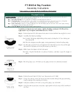 Preview for 2 page of Campania International Del Rey FT-306 Assembly Instructions