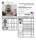 Preview for 1 page of Campania International Estancia FT-155 Assembly Instructions