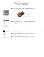 Preview for 3 page of Campania International FT-118 Moderne Fountain Assembly Instructions