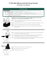 Preview for 2 page of Campania International FT-253 Assembly Instructions