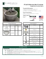 Preview for 1 page of Campania International FT-267 M Series Assembly Instructions