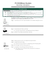 Preview for 2 page of Campania International FT-319 Assembly Instructions