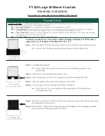 Предварительный просмотр 2 страницы Campania International FT-320 Assembly Instructions